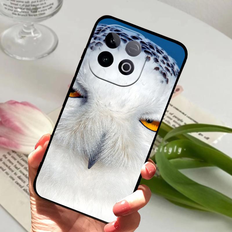 Чехол для Vivo IQOO Z10 Turbo Pro 5G Z10Turbo Модный Покрашенный Чехол Мягкий ТПУ Силиконовый Fundas Для VIVO Y300 GT 5G Чехол-Ракушка для Телефона