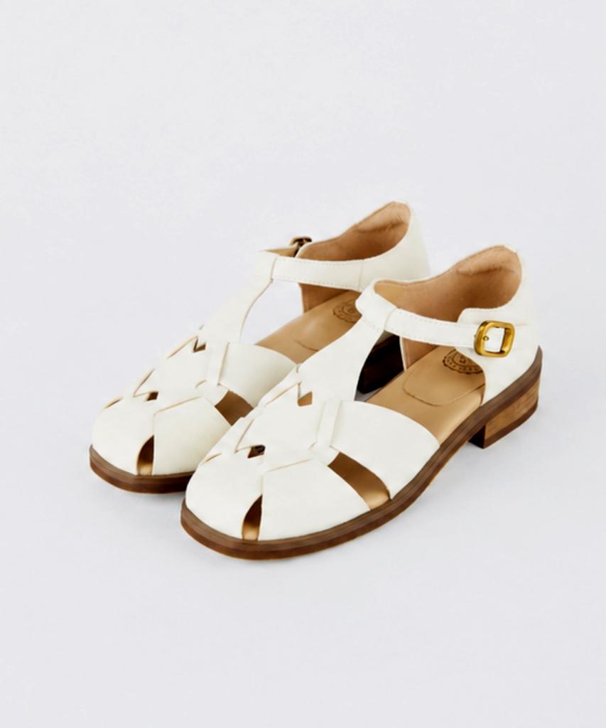 Ecoe E.C.O.E Vintage Heritage Legacy Sandal - Soft White