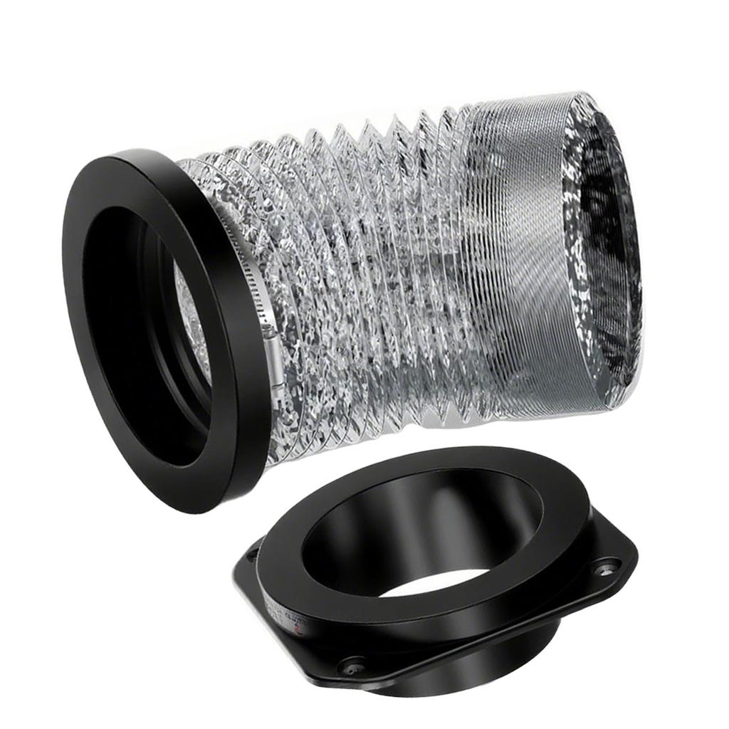 Магнитный комплект для соединения вентиляционного отверстия сушилки Гофрированный шланг из алюминиевой фольги Хомут из нержавеющей стали Герметичный соединитель вентиляционного отверстия сушилки
