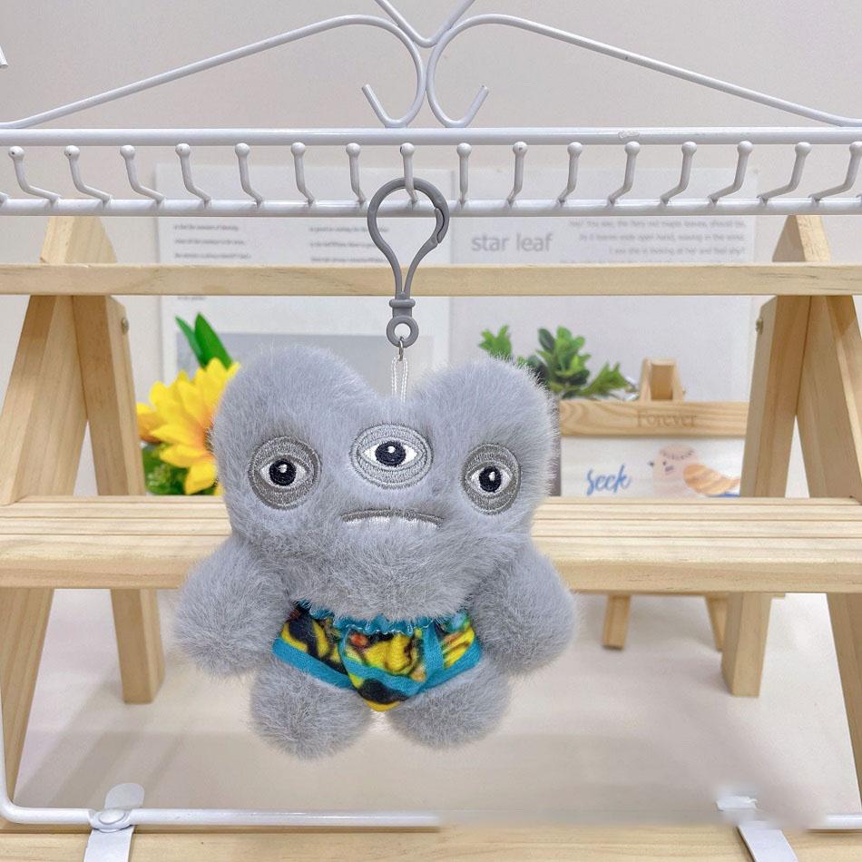 Мультяшная плюшевая игрушка Фуглер (10 см), забавный монстр с уродливыми зубами из серии "Пляжный курорт", плюшевая игрушка "Сумасшедший кролик", забавная кукла, подарок.