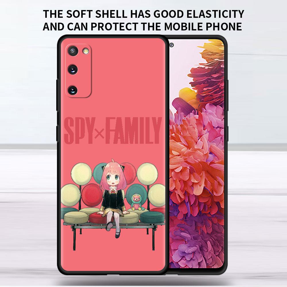 Мягкий чехол для Samsung Galaxy Note 20 Ultra 10 Plus Lite A50 A70 A20 A40 A20e 9 8 A60 A10e Funda, чехол для телефона SPY×FAMILY Anime Sac