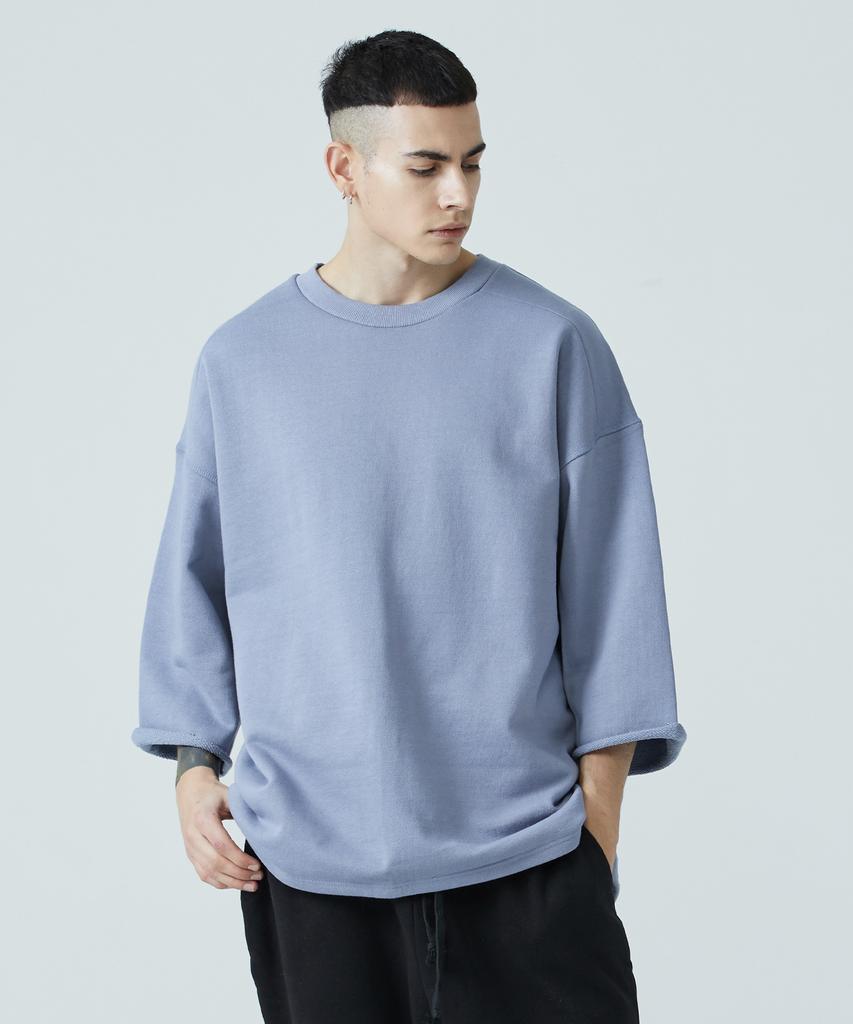 ZAKOPANE Untouched Drop Shoulder Sweat Blue