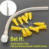 Dental Suction Tube Suction Pipe Drying Set for Accurate Suction Finalize with Washing Endo Irrigation Needle Tip Material