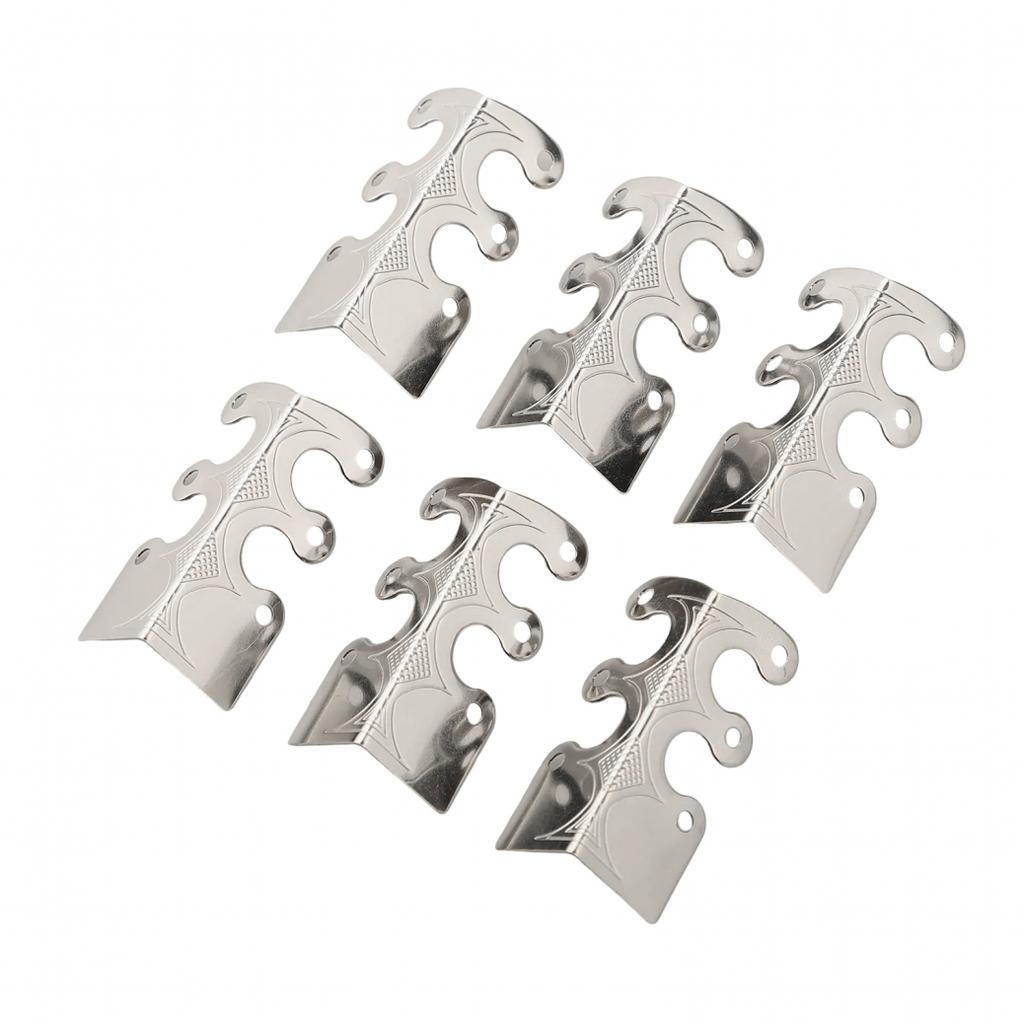 Для стильной защиты плинтуса с винтажными металлическими угловыми накладками 6 шт.