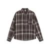 Autumn Men'S Plaid Long Sleeve Shirt Hong Kong Style Men'S Casual Loose Lapel Shirt