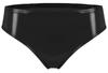 Maeau Glossy Sexy Seamless Size M Women's T-Back Panties, Lingerie, Panties, Non-Slip, Low-Rise, Non-See-Through, Black,