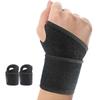 2 Pack Wrist Brace Wrist Wraps for Carpal Tunnel Arthritis Tendonitis Sprains