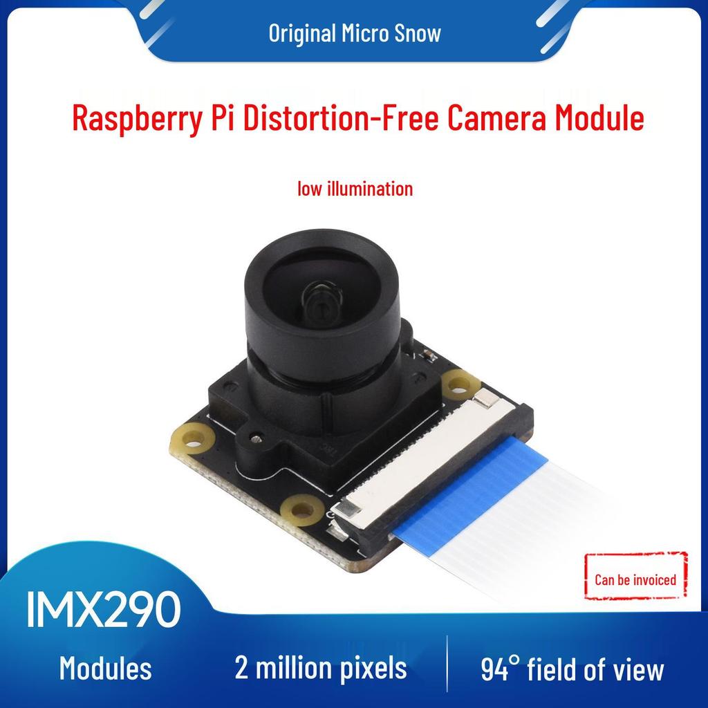 2MP Camera Module IMX290 Sensor, No Distortion, Raspberry Pi Compatible