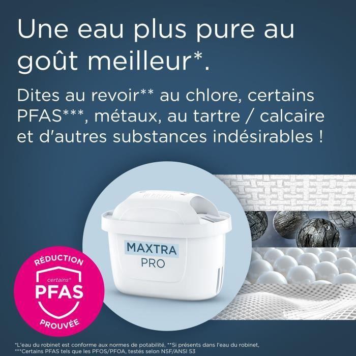 Cartouche BRITA - MAXTRA PRO Pure Performance All-In-1 - Pack de 4 - Jusqu'à 600L d'eau filtrée