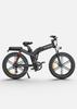 ENGWE X26 Electric Bicycle 1000W Motor 48V19.2Ah Dual Battery Mountain Snow Foldable E-bike 26*4.0 Inch Fat Tire Electric Bike