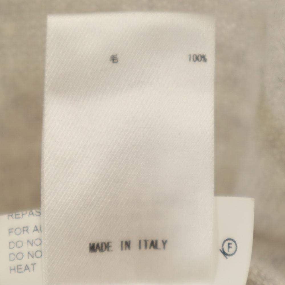 Jil Sander Сделано в Италии Свитер с длинным рукавом из смесовой шерсти 46 серый Мужской Б/у