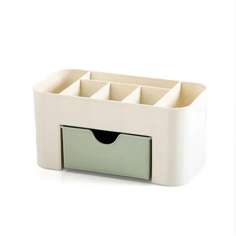 Hot Desktop Double Layer Makeup Organizers Storage Box Cosmetic Drawers Jewelry Display Box Case Container Boxes Organizer