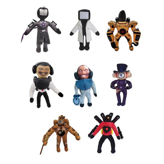 Телевизор Человек Плюшевая Игрушка ПП Хлопок Полностью Наполненный Спикер Мягкая Плюшевая Кукла Коллекционные Подарки для Детей Вентиляторы Украшения Хэллоуина Рождественский День Рождения