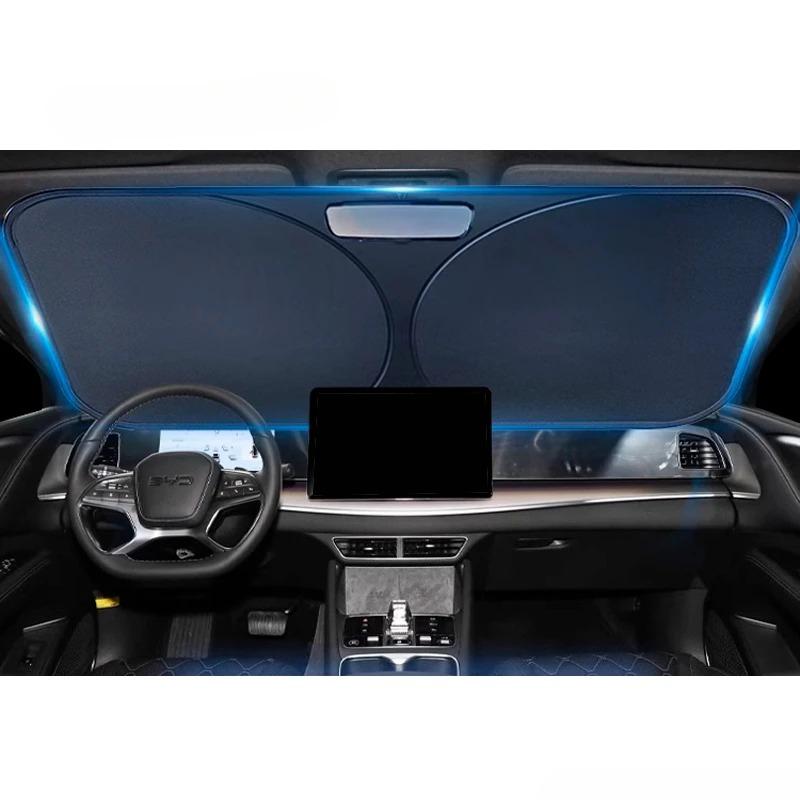 Для BYD Sealion 7 Sea Lion 07 EV 2024 2025 2026 2027 Автомобильный солнцезащитный чехол на лобовое стекло Защита от УФ Автозапчасти
