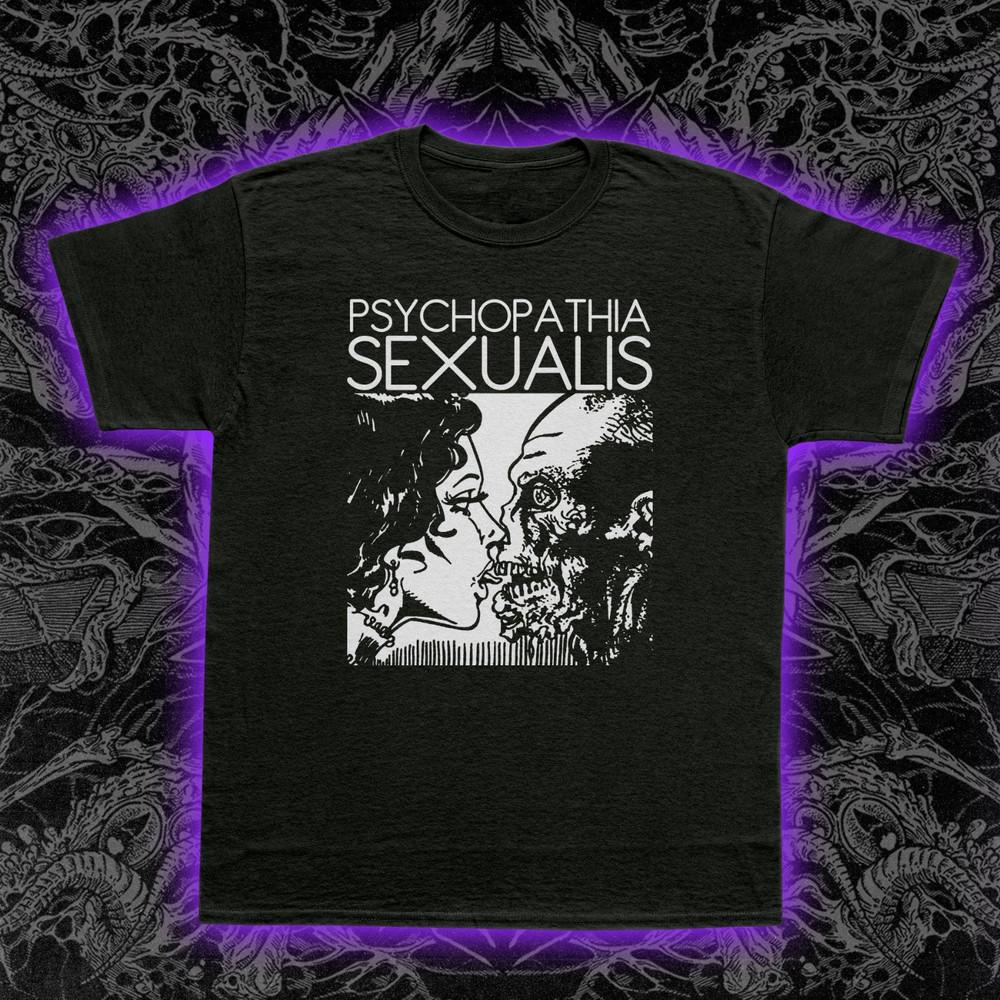 Psychopathia Sexualis T-Shirt Krafft-Ebing Medical Text Gothic Dark Academia S-5