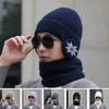 New Hats for Men and Women In Autumn and Winter Warm Ear Protection Knitted Hats Woolen Hats Black Gray Plus Velvet Outdoor