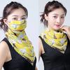 Women Sun Protection Print Scarf  Neck Scarf 