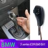 Светодиодная ручка переключения передач, ручка рычага автоматического переключения передач для BMW 5 серии E39 E60 E61 520i 523i 525i 528i 530i 535i 540i M5
