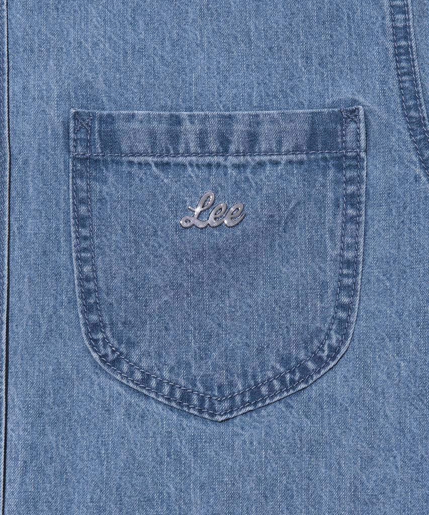 Lee Women Denim Shirt Dress Indigo Medium