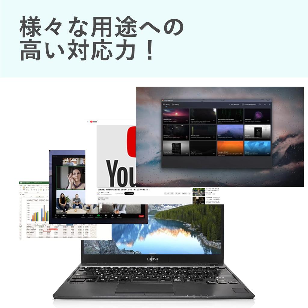 Ноутбук Fujitsu дюймовый Intel 6-го поколения Core i5 6300U FUJI TSU LIFEBOOK Office Японские настройки 8 ГБ [Б/у ноутбук] 13.3 (2,4) С936/МС