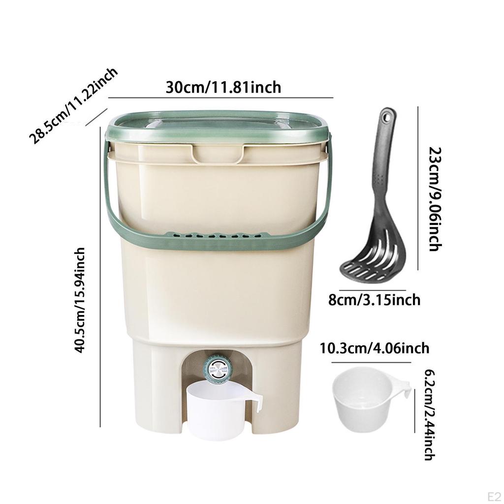 21л кухонное ведро портативный компост экономит место