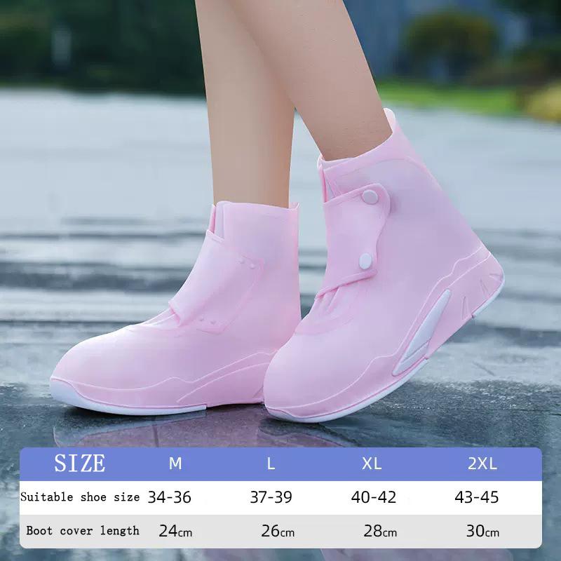 Модные резиновые сапоги, уличные резиновые сапоги, утолщенные нескользящие унисекс, водонепроницаемые, нескользящие, износостойкие, силиконовые резиновые сапоги