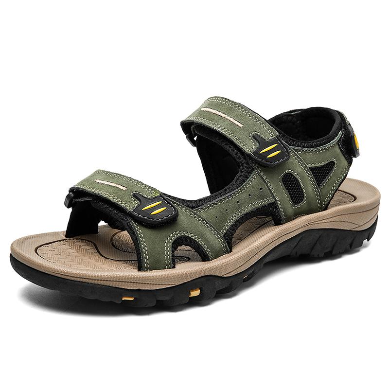 Fashion Summer Outdoor Men's Sandals Non-slip Men's Casual Sneakers Comfortable Beach Sandals Plus Size Men's Breathable Wading Sandals