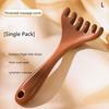 Massage Meridian Comb Six Jaw Resin Head Face Scalp Hair Care Gua Sha Comb Shoulder Neck Comb Acupuncture Therapy