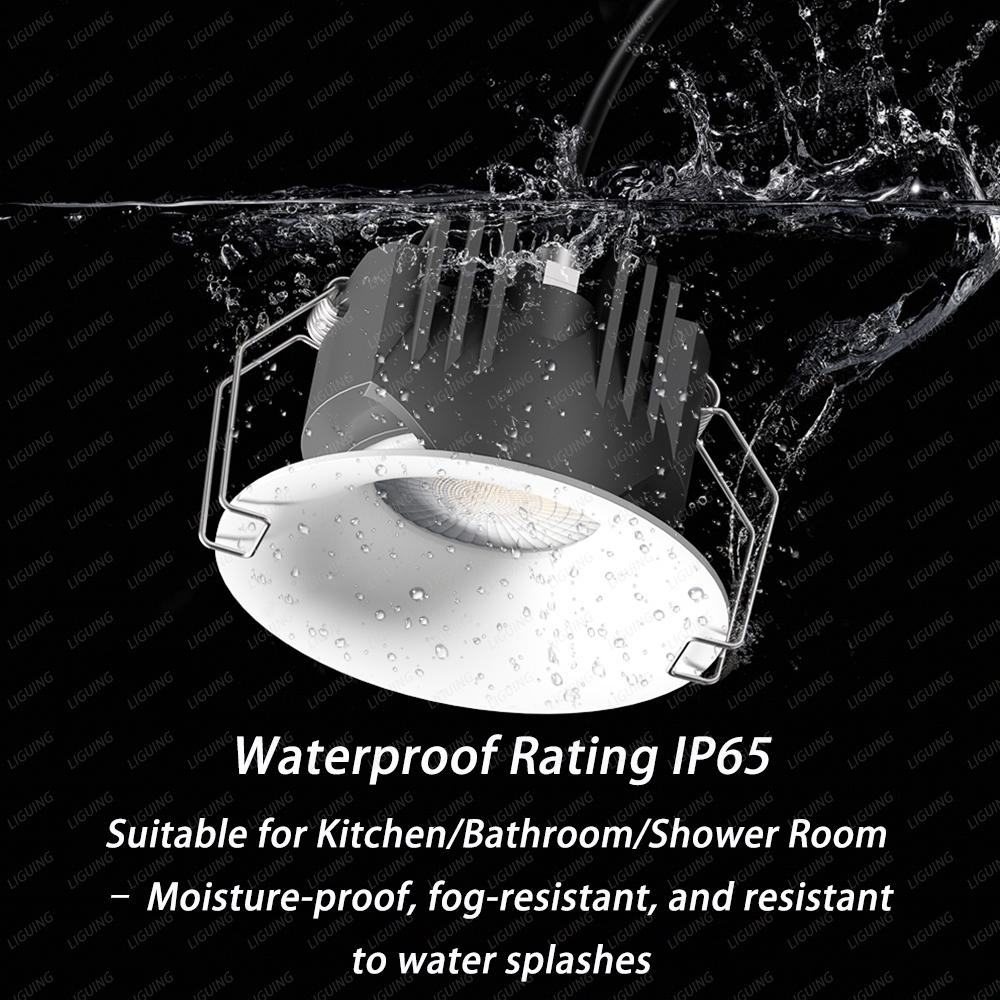 Xiaomi Встраиваемый светодиодный светильник IP65 Водонепроницаемый Потолочный светильник Современные потолочные светильники для кухни и ванной Комнатный светильник-спот Декор для дома