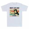 Dad Fist T Retro Short Sleeve Unisexs Gift Best Shirt Bump Tee Cat Paw Cat Lovers