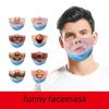 Halloween Horror: Dust - Proof Printed Ear - Loop Masks with Hilarious Prank Expressions!