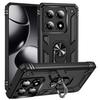Противоударный складной чехол-броня для Xiami Mi 14T Pro с подставкой-кольцом