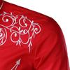 Mens Western Cowboy Shirt Long Sleeve Retro Embroidery Casual Buttons Down Shirt