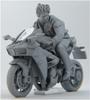Tori Factory Military Miniature Figure Series US Navy Top Gun Pilot Racing Bike Resin Kit Molded Color 1/48 MF-35B