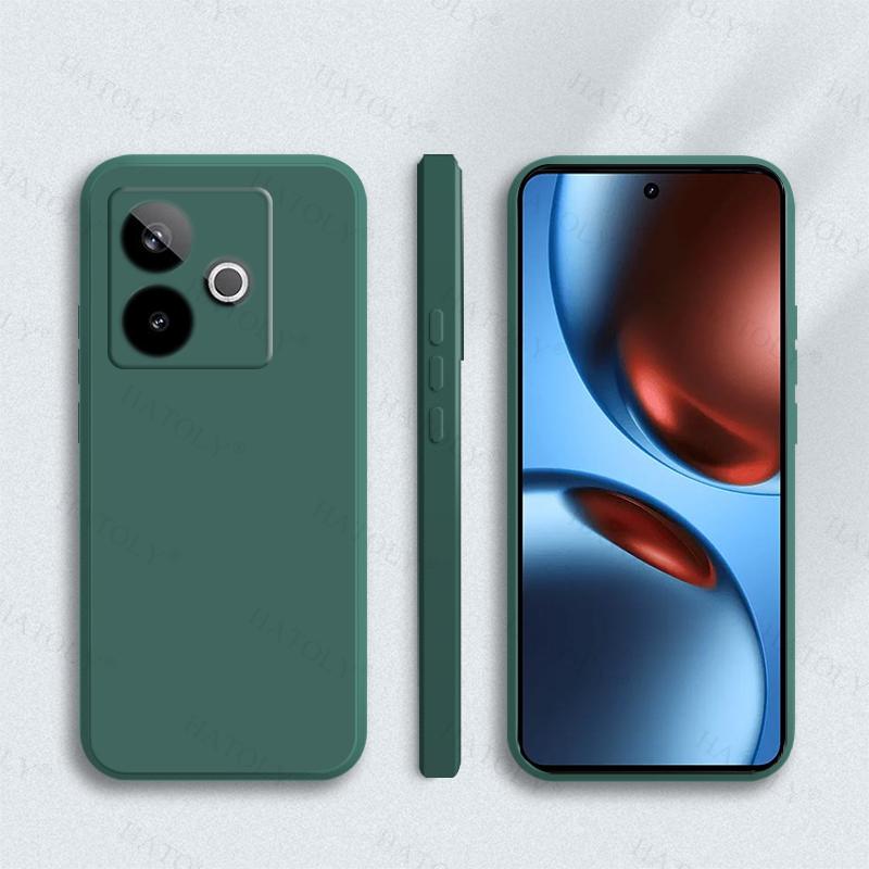 Чехол-накладка для Realme GT 7 Для Realme GT 7 Противоударный чехол из жидкого силикона конфетного цвета Для Realme GT 7 Чехол 6,78 дюйма