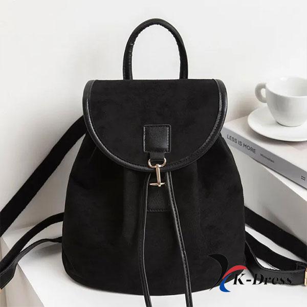 Повседневный замшевый рюкзак-ведро (2 цвета)