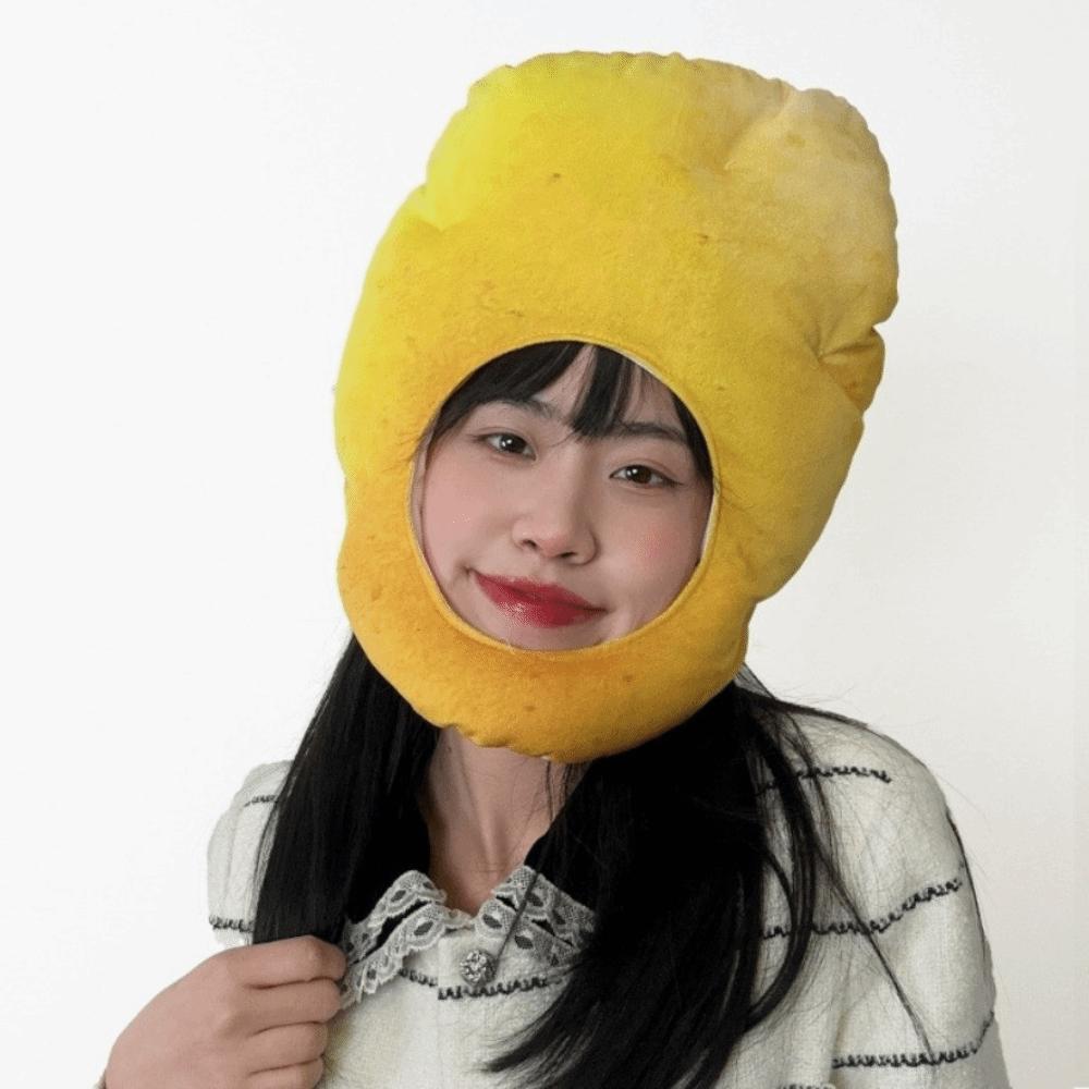 Creative Fruit and Vegetable Hat Playful Pullover Cap Lemon Nutrition Month Hat  Kids Adults