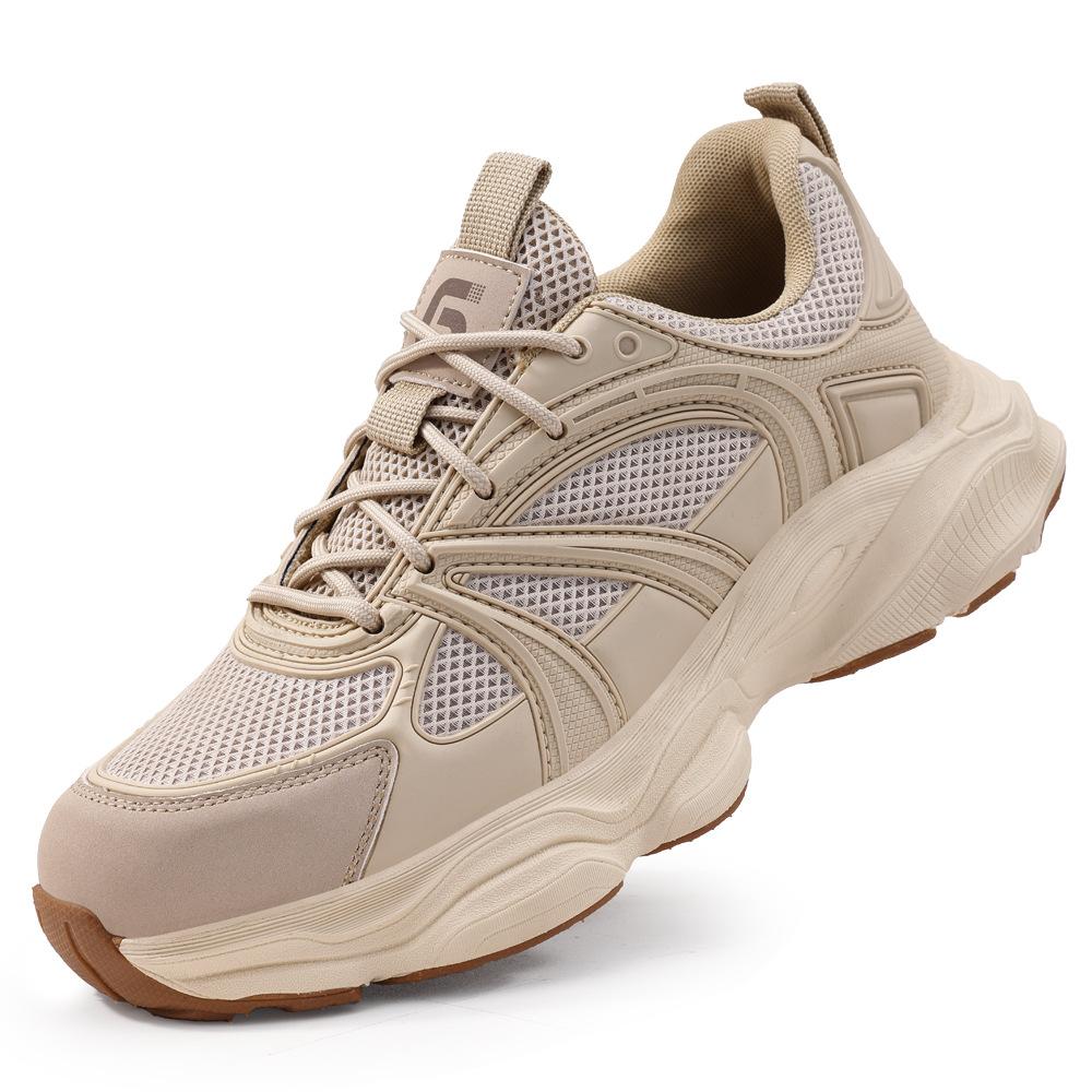 2025 Рабочая обувь Мужская Легкие Защитные Ботинки Неразрушимые Рабочие Кроссовки Женские Кевларовая Стелька Защитная Обувь со Стальным Носком