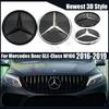 AABID1 Newest 3D Front Grill Star Emblem Badge For Mercedes Benz GLE-Class W166 2016-2019 GLE350 GLE350d GLE400 GLE450 GLE500 GLE550