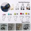 Mini DIY Sewing Accessory Doll Belt Buttons Dolls Buckles Trousers Bags Accessories Metal Buckle
