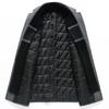 Autumn and Winter Men's Woolen Coat Medium and Long Scarf Collar Business Casual Cotton Woolen Coat Men's Coat