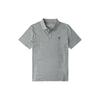 Solid Logo Outdoor Casual Short Sleeve Polo Shirt Men Polo Shirts Medium-Heather-Gray A63YQ-052