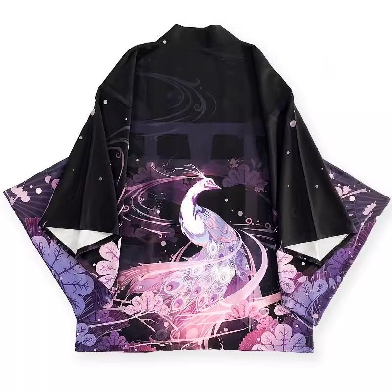 Летний свободный японский кимоно-хаори в стиле самураев, уличная одежда, кардиган, косплей, Хаори, Харадзюку, для женщин и мужчин, Юката, традиционная одежда