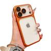 Чехол второго поколения для ПК подходит для Apple 17PROMAX прозрачный чехол для мобильного телефона iPhone16 со встроенной защитной пленкой для объектива 15