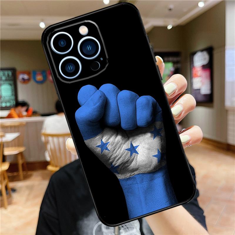 Honduras Flag Case For iPhone 18 17 Pro Max 16 15 14 11 12 13 Mini Plus 16e 17 Air Bumper Cover Accessories