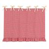 Printed Pattern Xmas Oven Decor Curtain Ribbon Ties Kitchen Decor Protective Curtain  Home Party