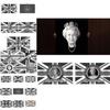 Elizabeth Ii Queen Mourning Flag Polyester Fabric For Tribute And Memorial Display