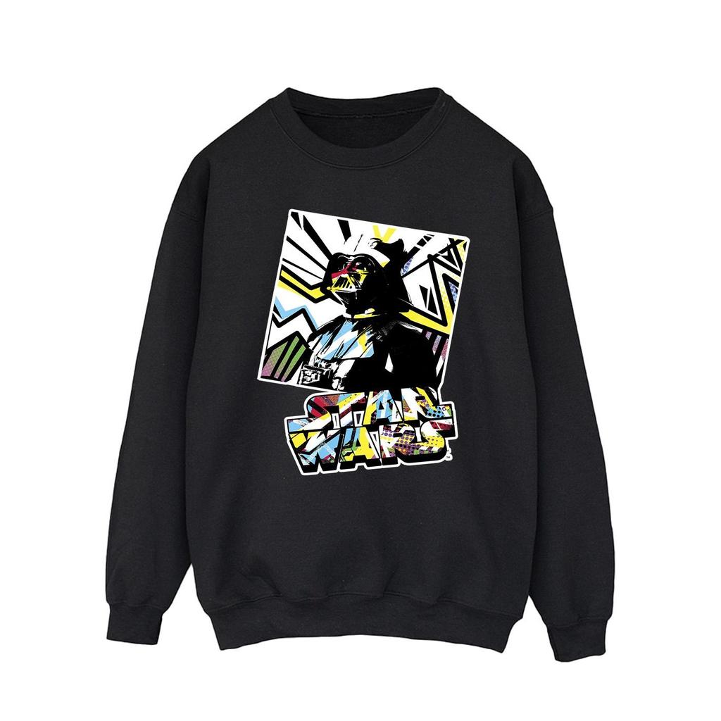 Star Wars Mens Vader Water Colour Pop Art Sweatshirt