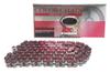 EK Motorcycle Chain Metal Red 96L MLJ QX Ring Seal 520SR-X2 (Caulking Joint)
