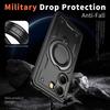 For Xiaomi Poco X7 Pro 5G/Redmi Turbo 4 5G Case Compatible with MagSafe Military Protection PC+TPU Kickstand Phone Cover